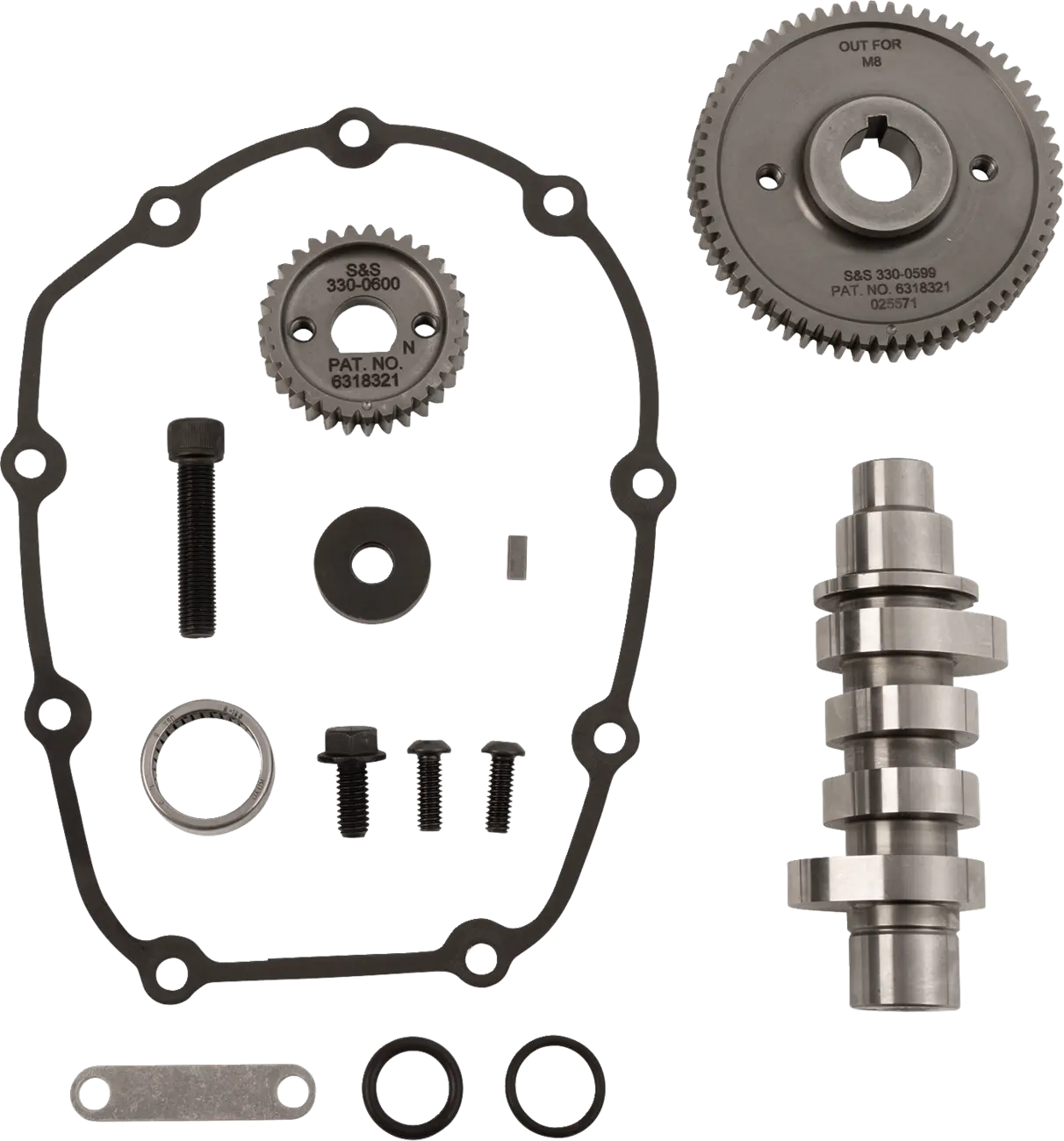 S&S Cycle 496 Series Camshaft Kit for Harley-Davidson M8