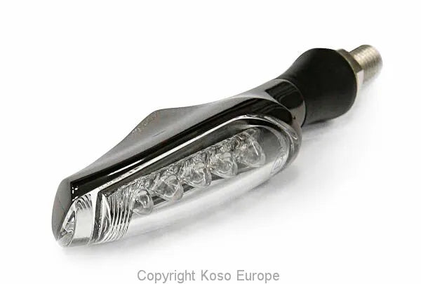 Koso North America Led Indicator - Black Matte