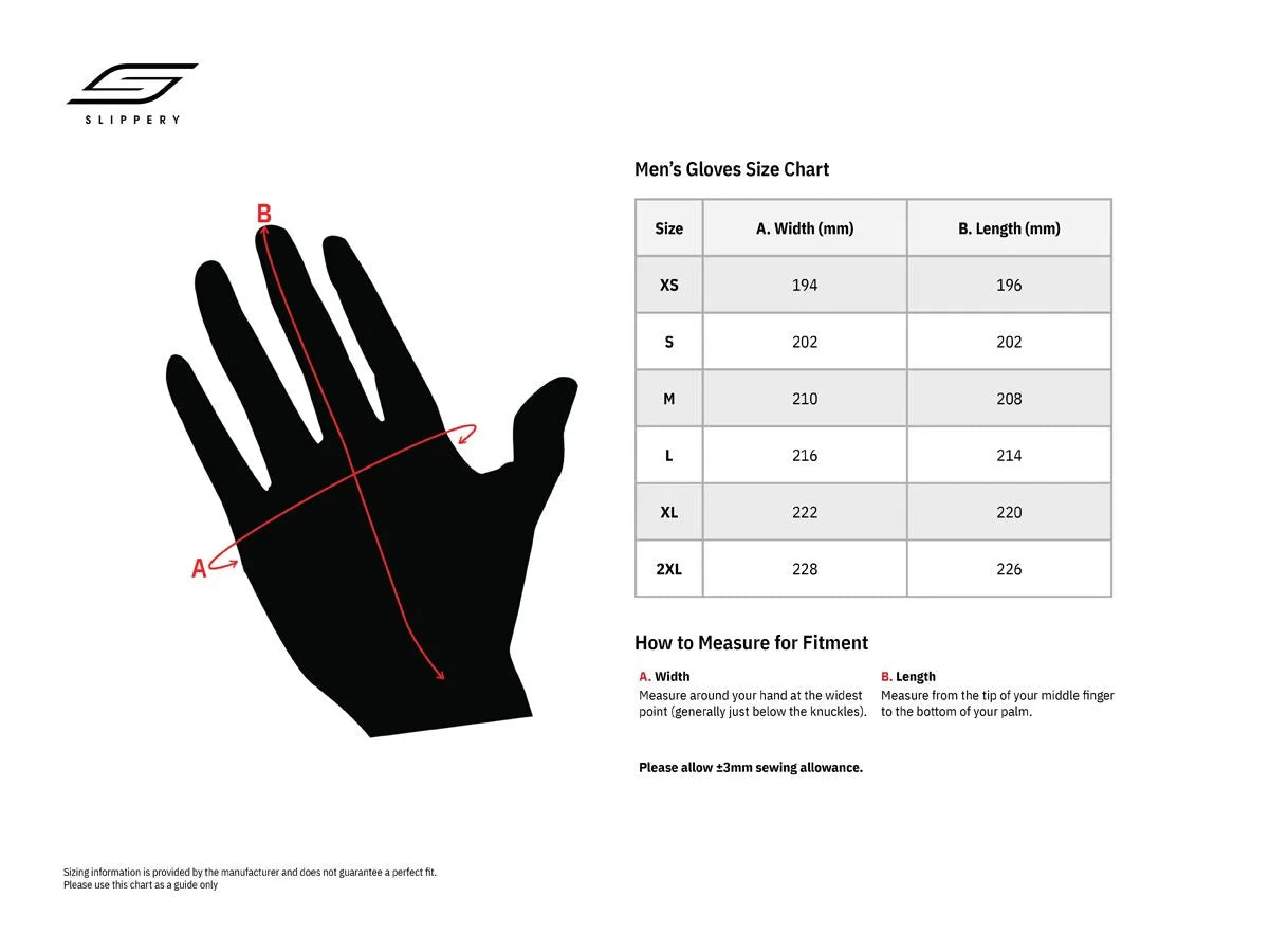 Slippery Circuit Gloves Red/Charcoal
