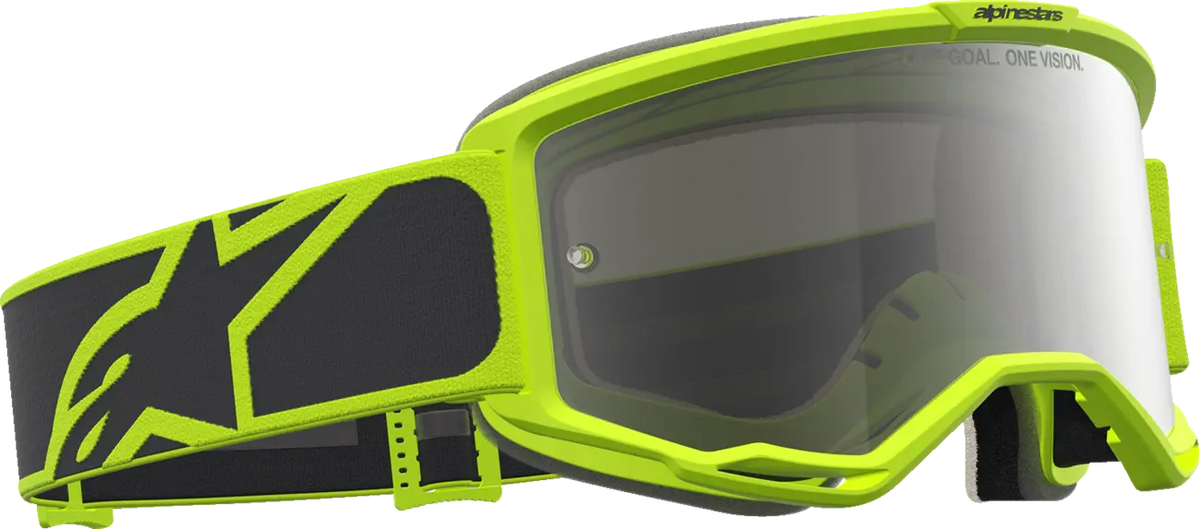 Alpinestars Vision 5 Rora Goggle Black Yellow Fluo Mirror-Silver