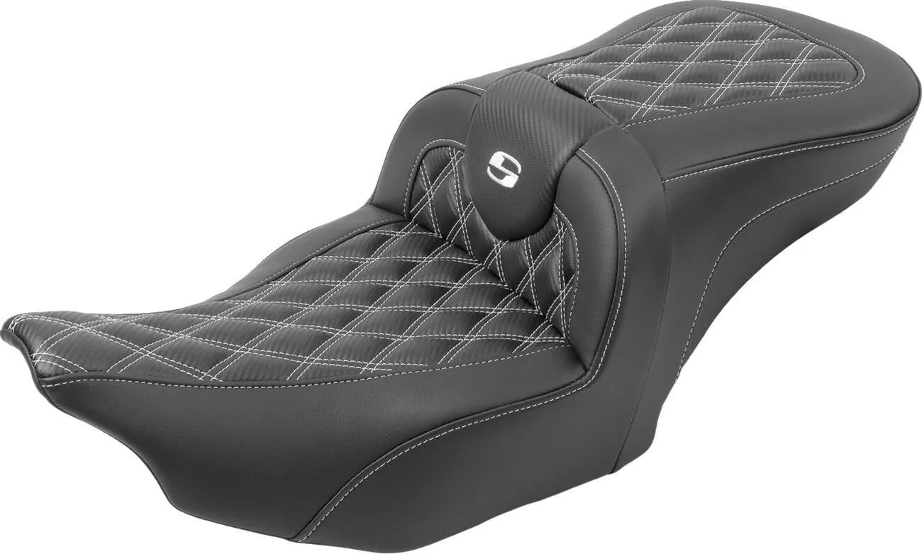 Saddlemen Roadsofa Lattice Stitch Seat - For Harley Davidson