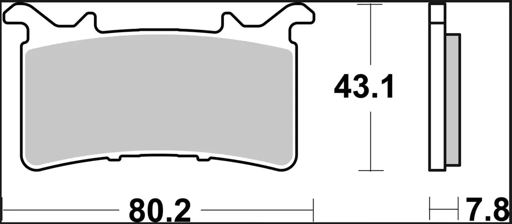 Brembo Rc Carbon Keramiske Racing Bremseklodser