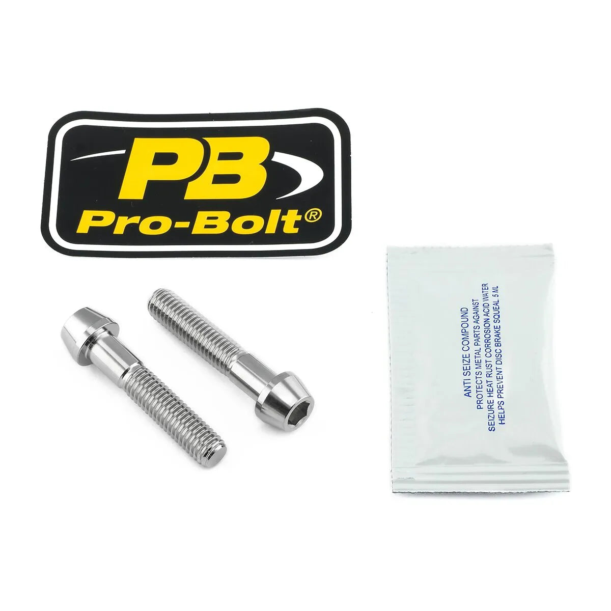 Pro Bolt Rustfrit Stål Bremse Kaliber Klemmesæt