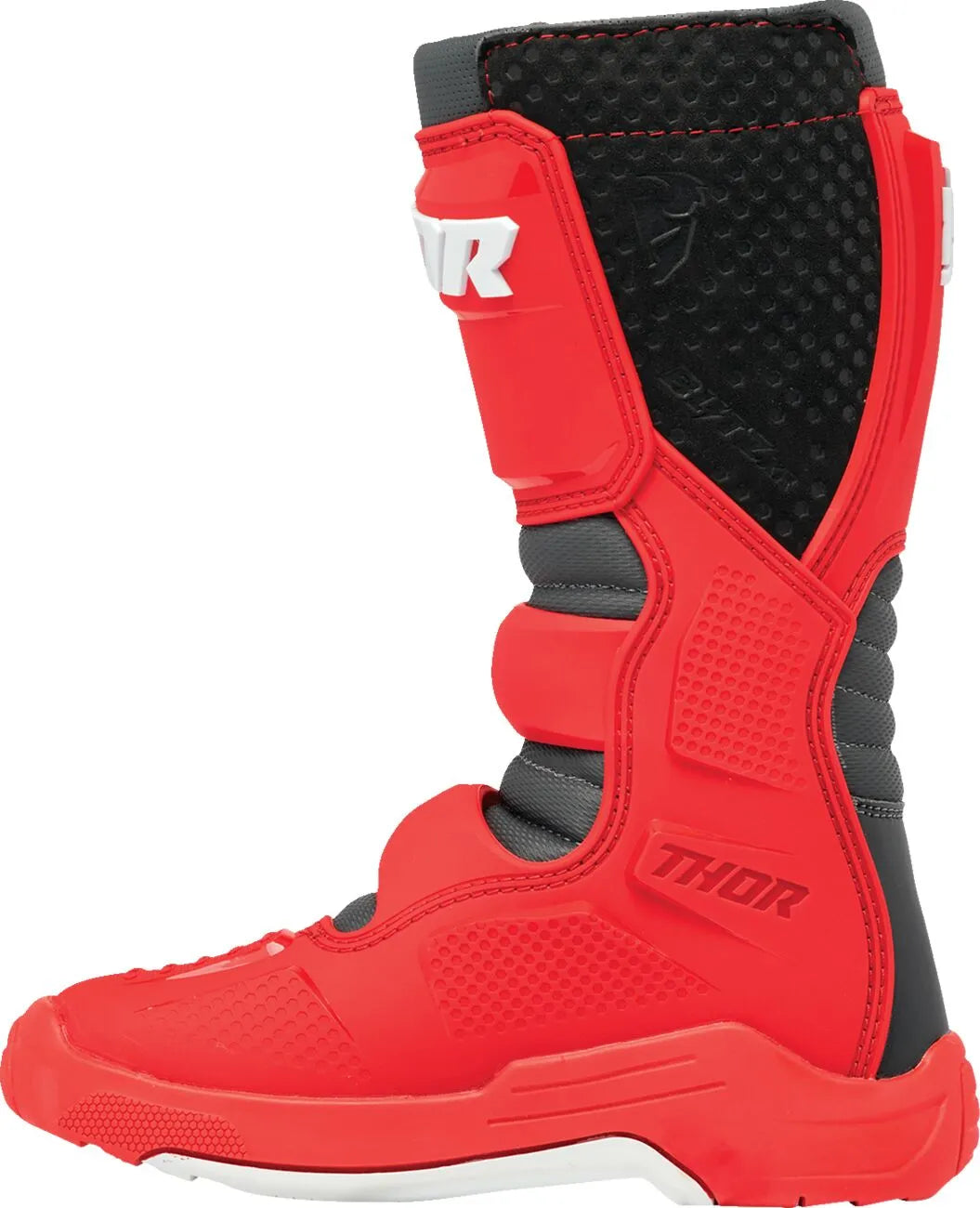 Thor Youth Blitz XR Boots Red/Charcoal