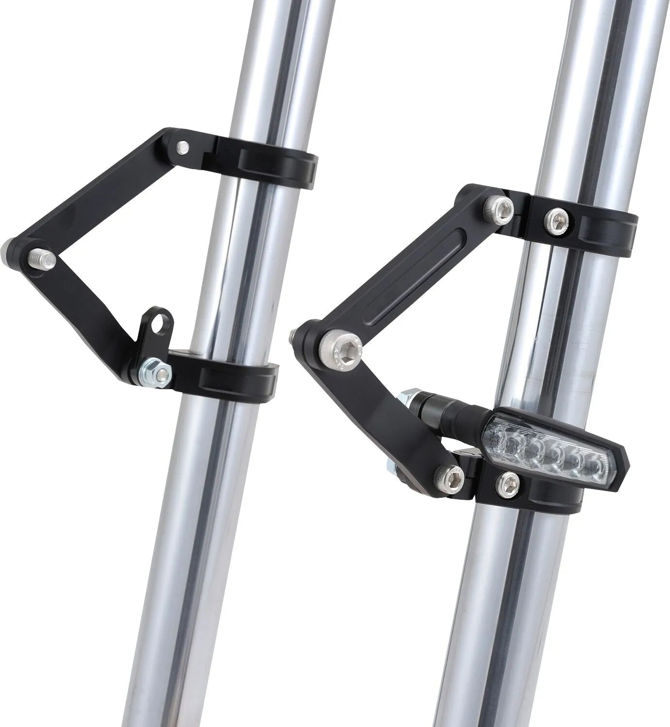 Daytona Headlight Bracket Set - Adjustable Aluminum