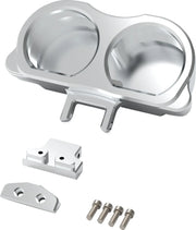 La Choppers Dual Gauge Mount For Risers