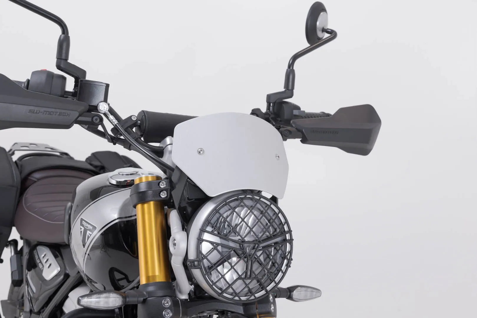 Sw-motech Windscreen - Silver Aluminum Windshield