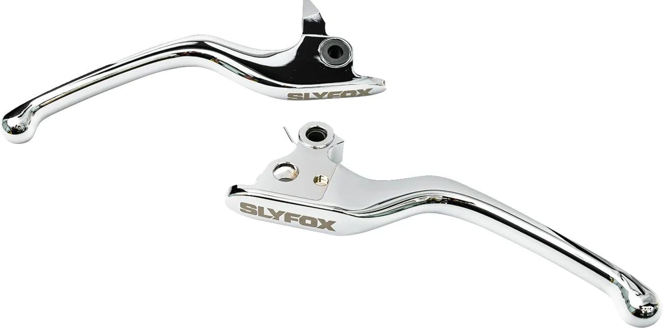 Slyfox Chrome Hand Levers For Harley Touring