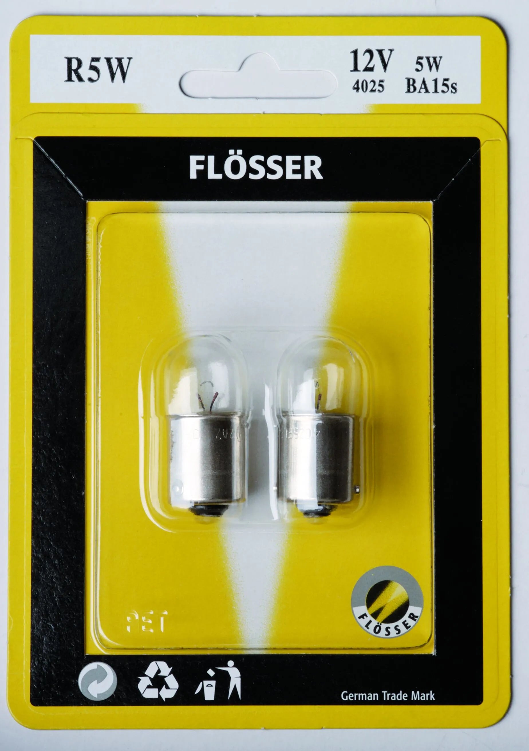 Flosser 1156 Ba15s 12v 5w Filament Bulb