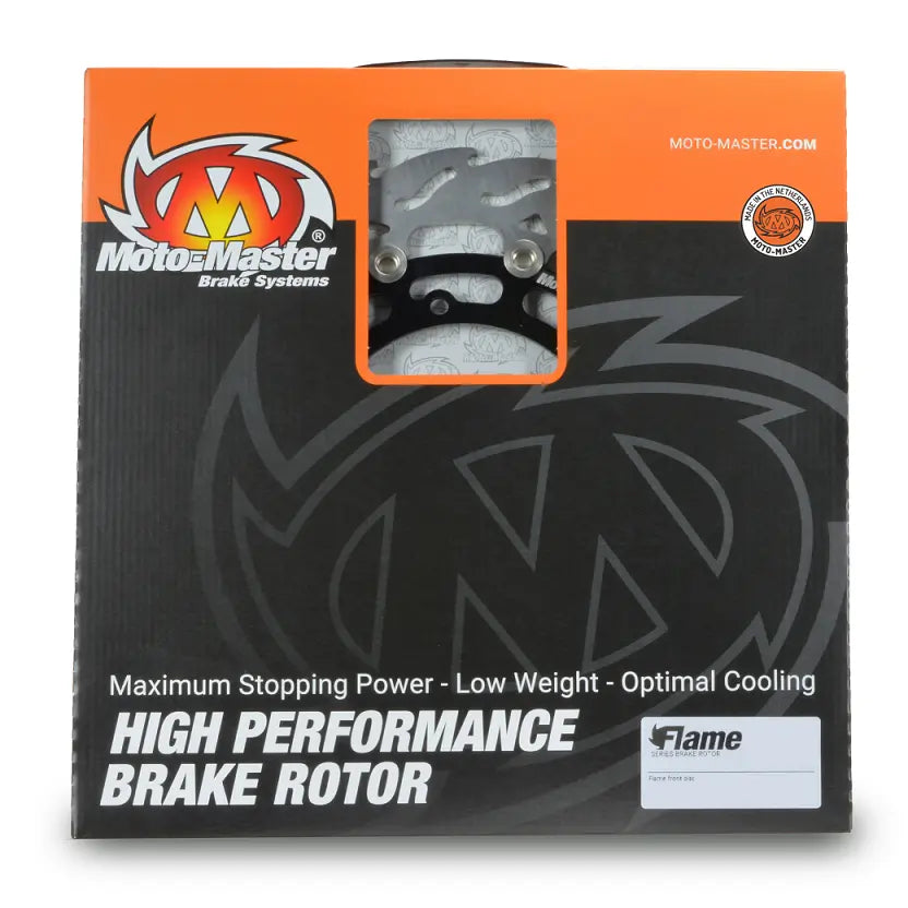 Moto-master Flame Series Flydende Bremse Rotor 296mm - Foran