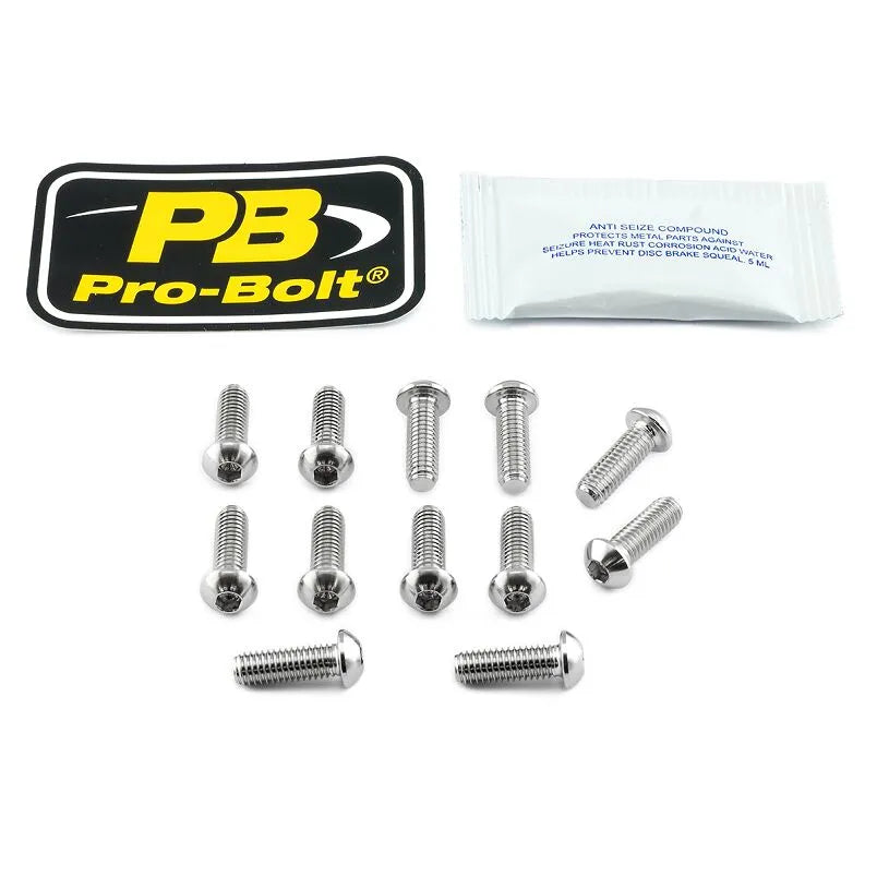 Pro Bolt Titanium Bremse Rotor Monteringsbolt Kit