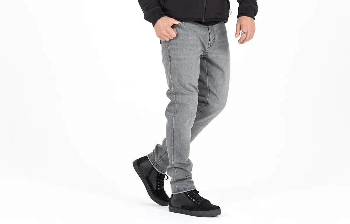 John Doe Pioneer Mono Monolayer Riding Jeans Light Gray