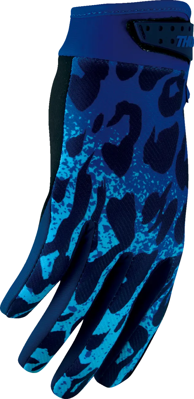 Thor Youth Launchmode Namir Gloves Blue/Navy