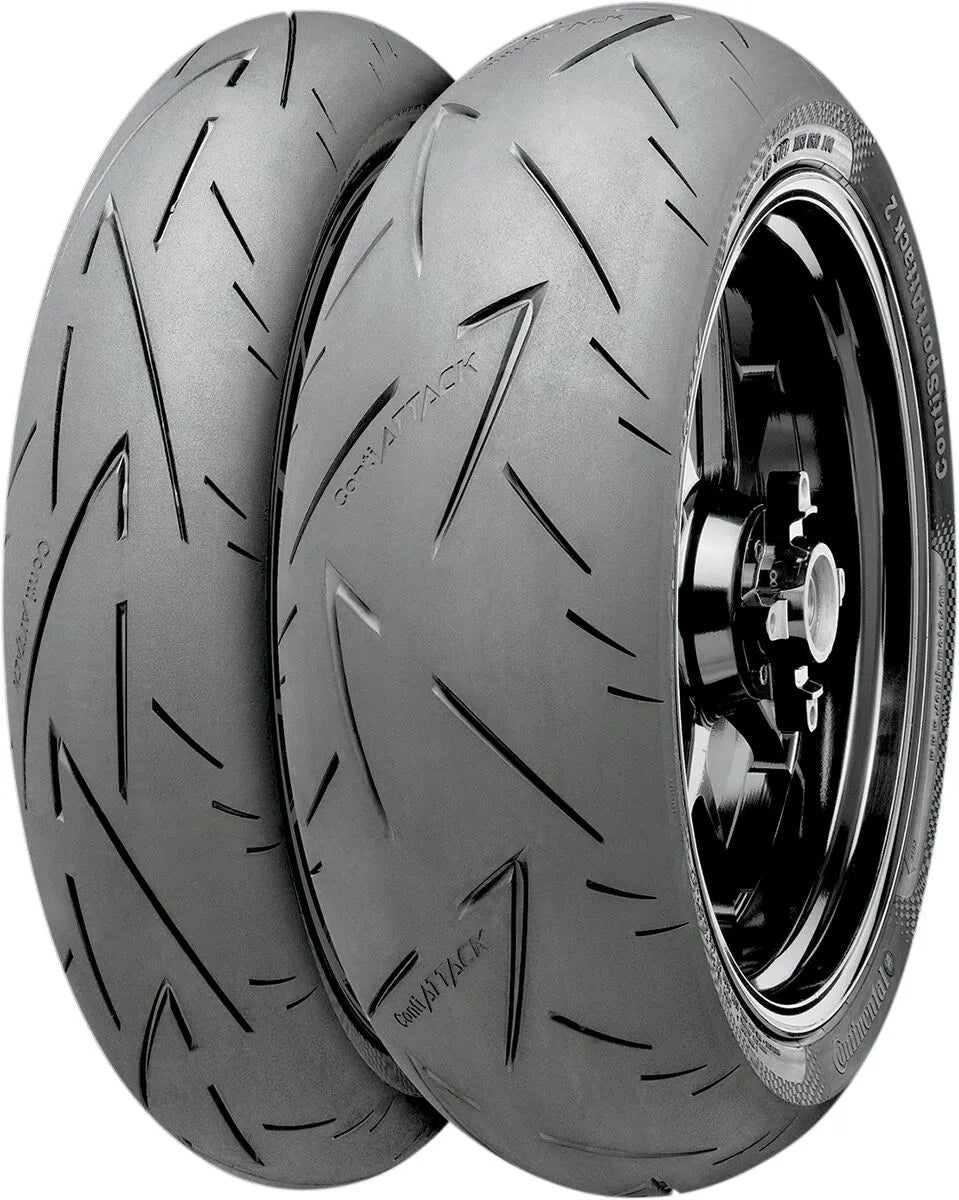 Continental Contisportattack 2 Tire 190/50zr17 Radial Blackwall