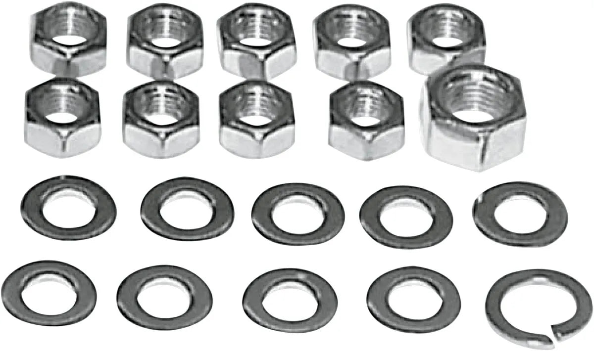 Colony Transmission Side Cover & Clutch Arm Nut Kit