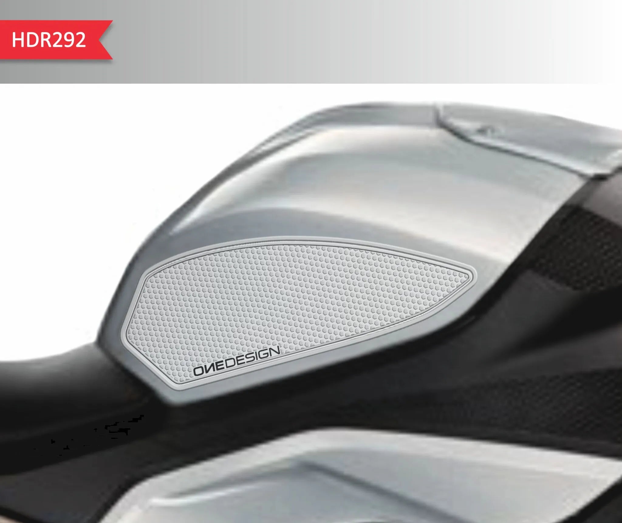 Onedesign Tank Grip For Bmw - Clear Resin Tank Pad