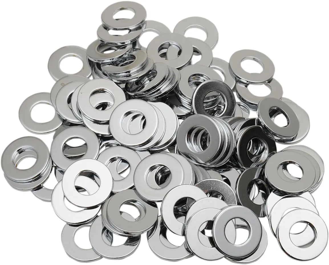 Drag Specialties 5/16" Chrome Flatwashers