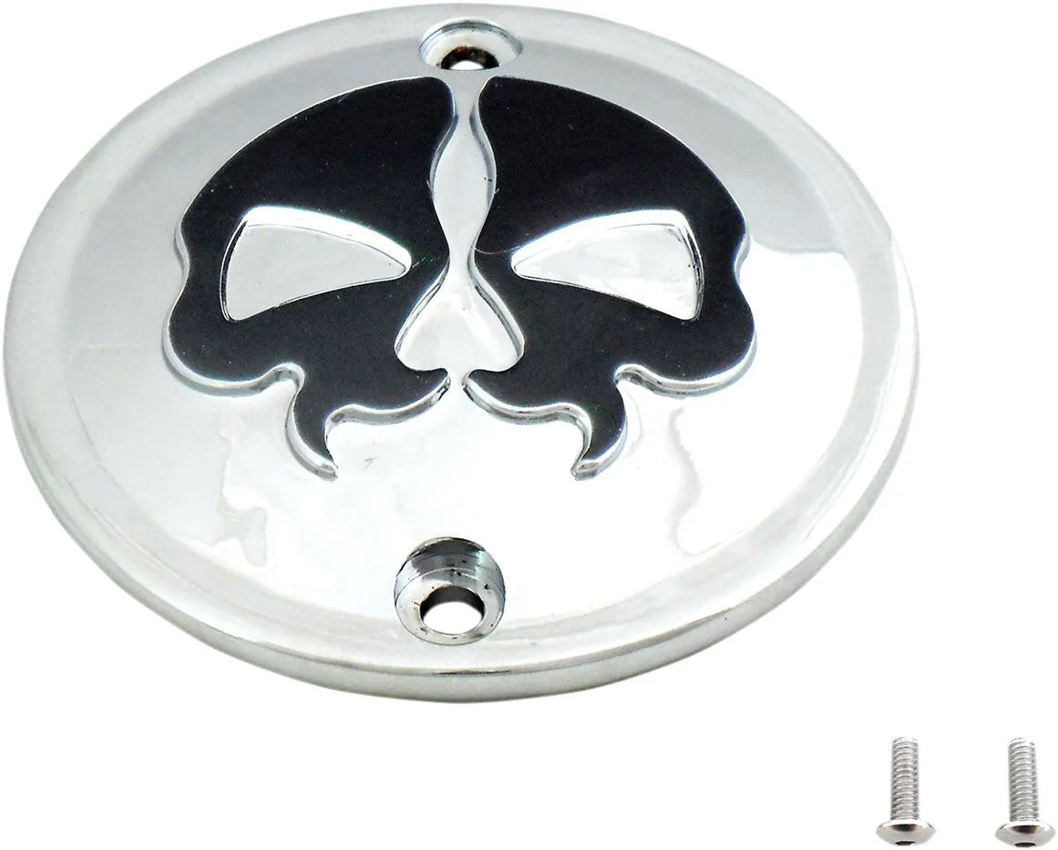 Drag Specialties Split Skull Points Cover - Chrome