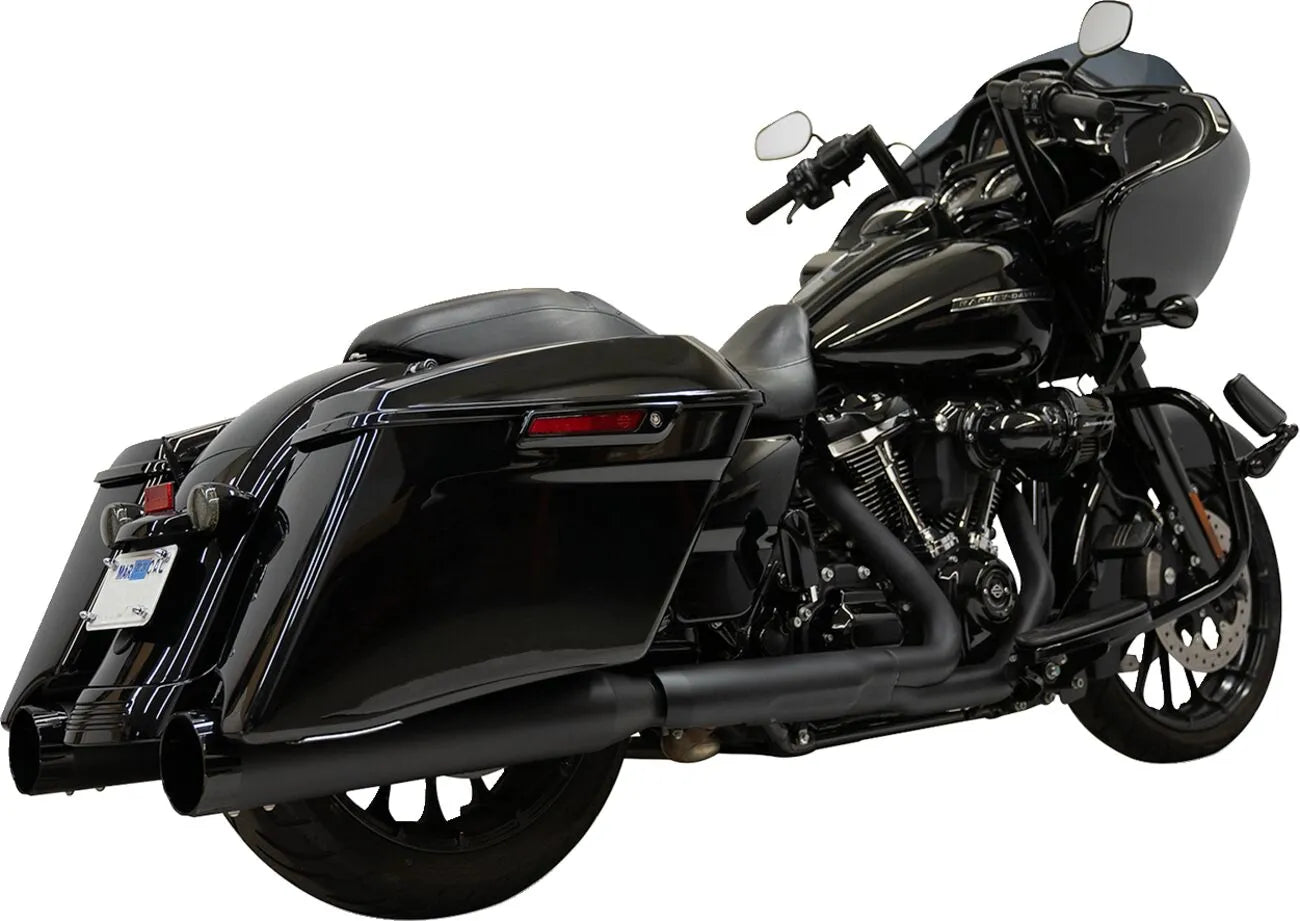 Bassani Xhaust 4-1/2" Slip-on Lyddæmpere - Sort