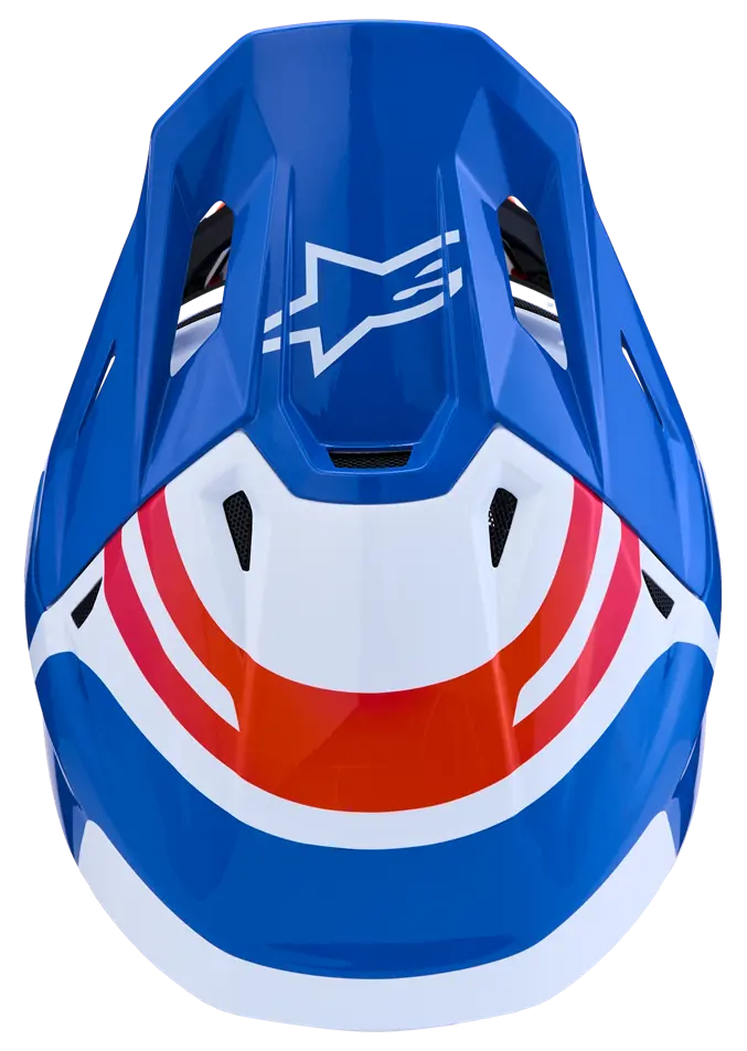Alpinestars S-M7 Core Helmet White/Blue/Pink