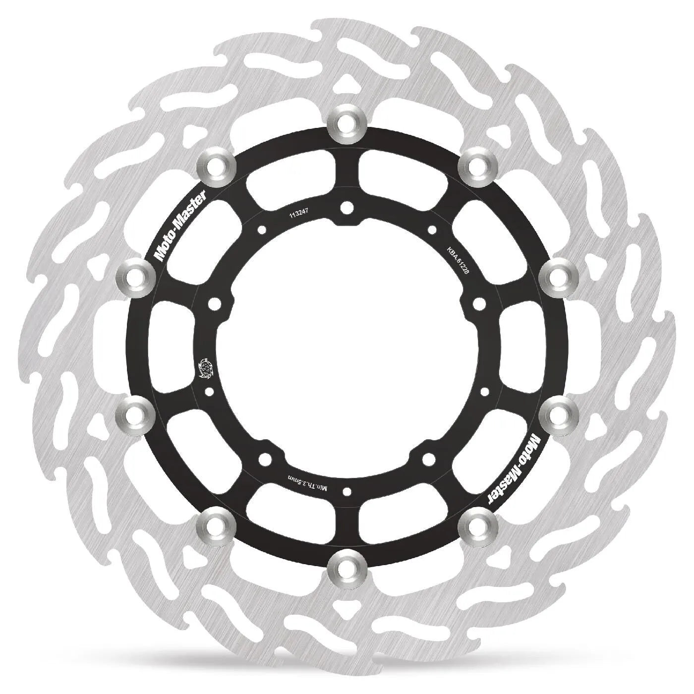 Moto-master Flame Series Flydende Bremse Rotor - Foran