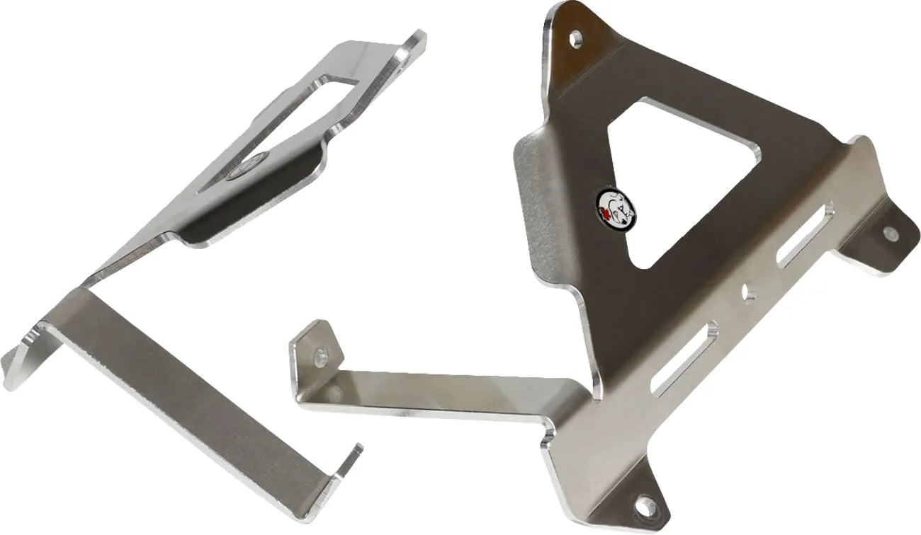 Axp Racing Radiator Guard Kit Aluminum Silver