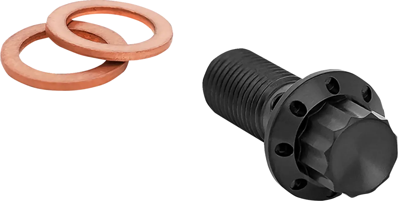 Arlen Ness Titanium Banjo Bolt for 3/8-24 Brake Lines