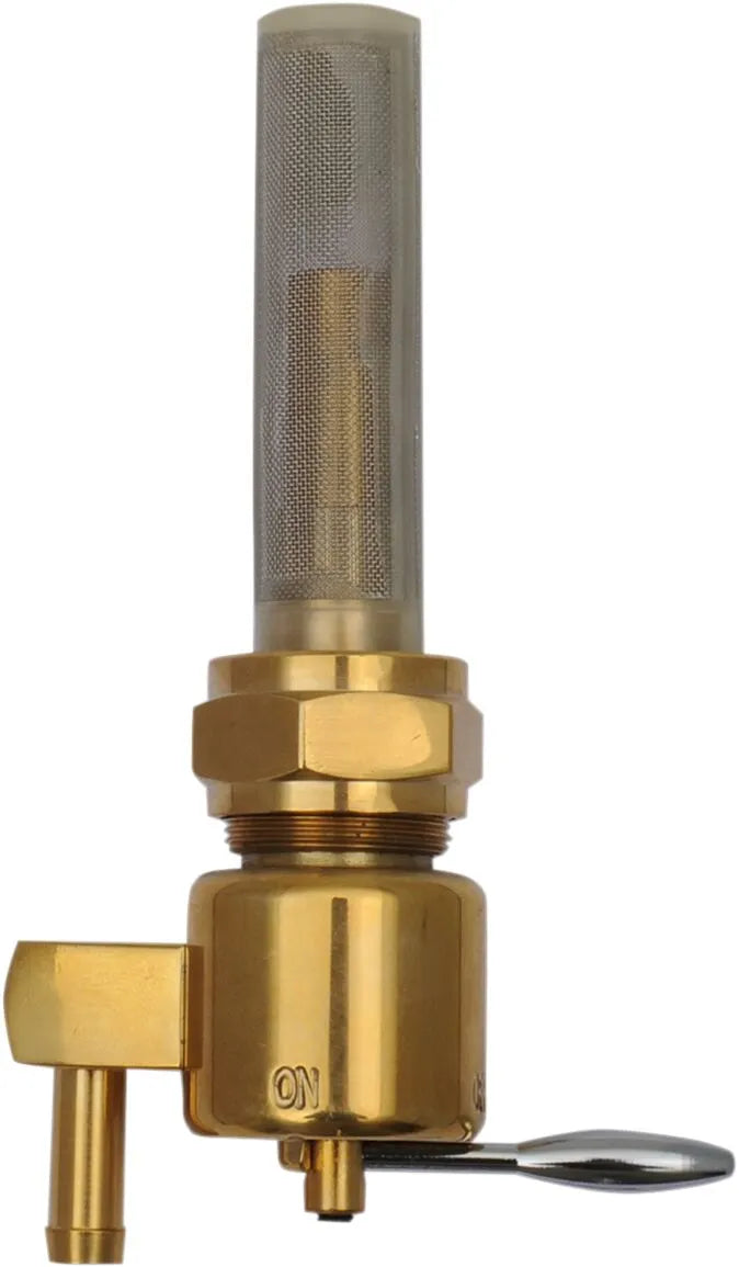 Drag Specialties Bronze Round Downward Fuel Petcock 1/4" 5/16"