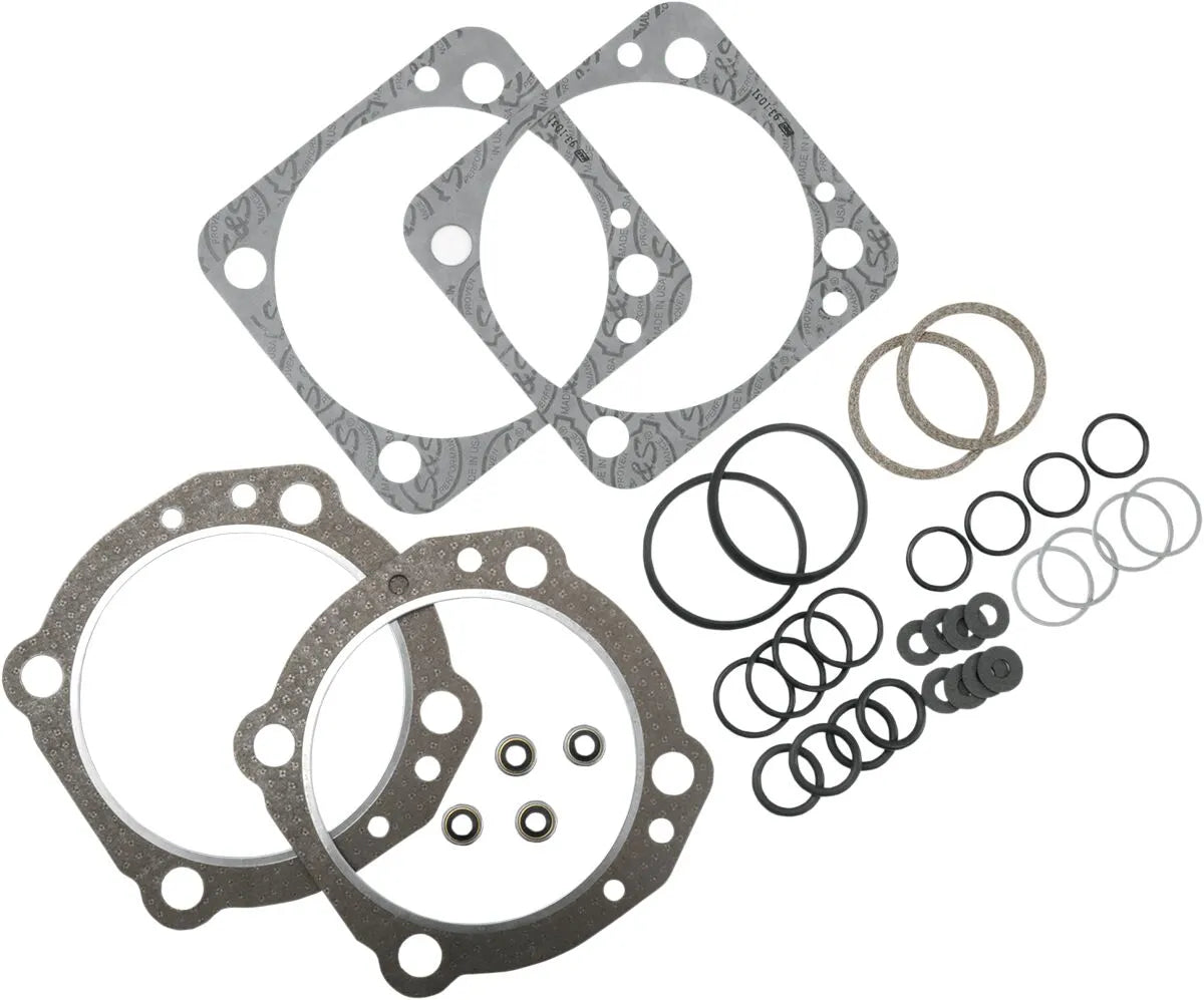 S&S Cycle Top-End Gasket Kit 4" Bore for Harley Davidson Big