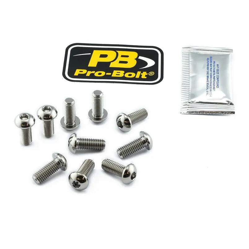 Pro Bolt Titanium Bremse Rotor Monteringsbolt Kit