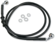 Drag Specialties Forlænget Sort Vinyl Bremse Slange Kit