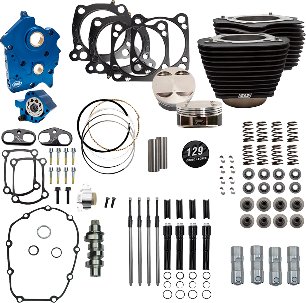 S&S Cycle 129" Big Bore Power Package for M8 VVT Models