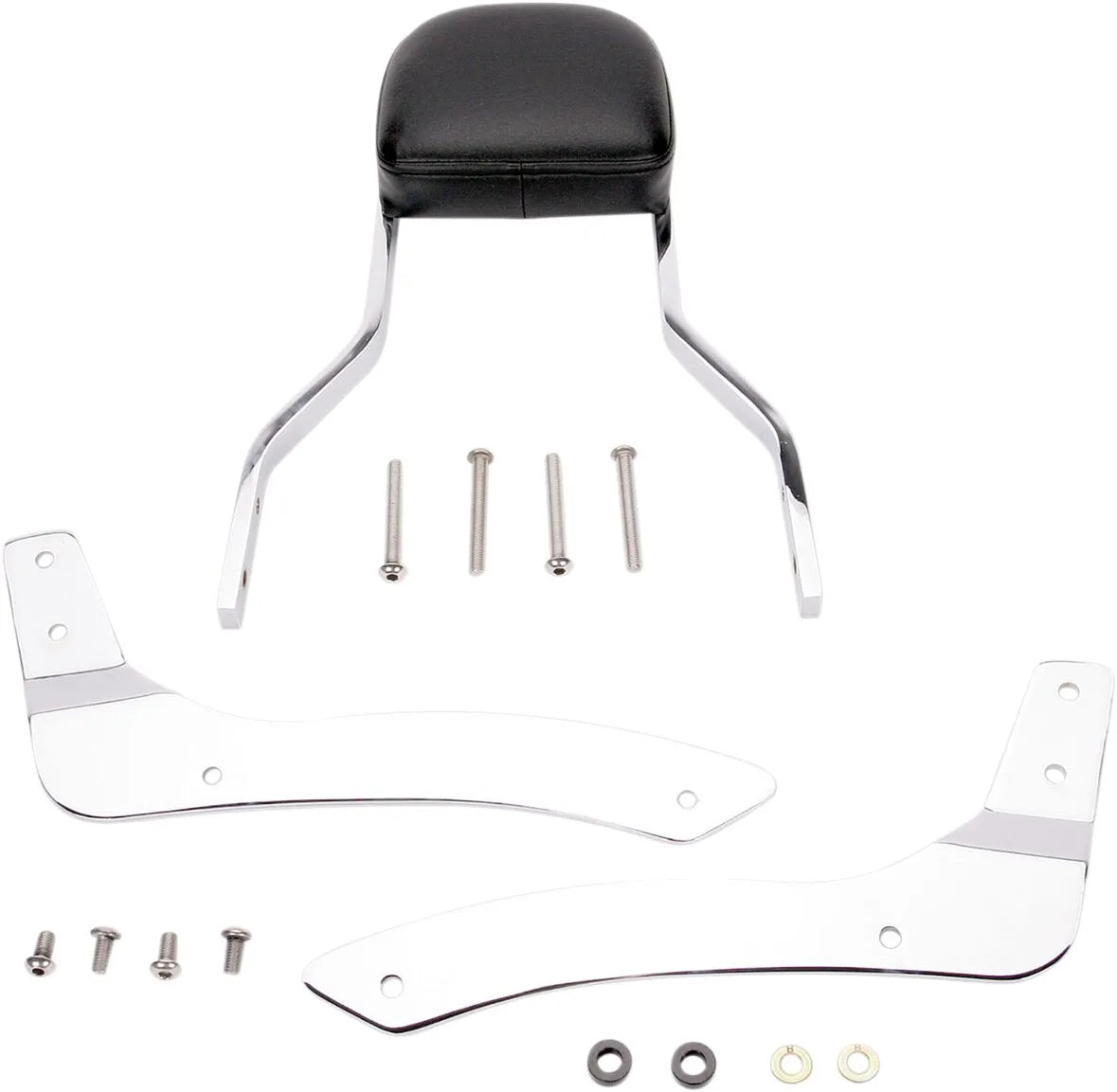 Cobra Square Sissy Bar Kit - Chrome