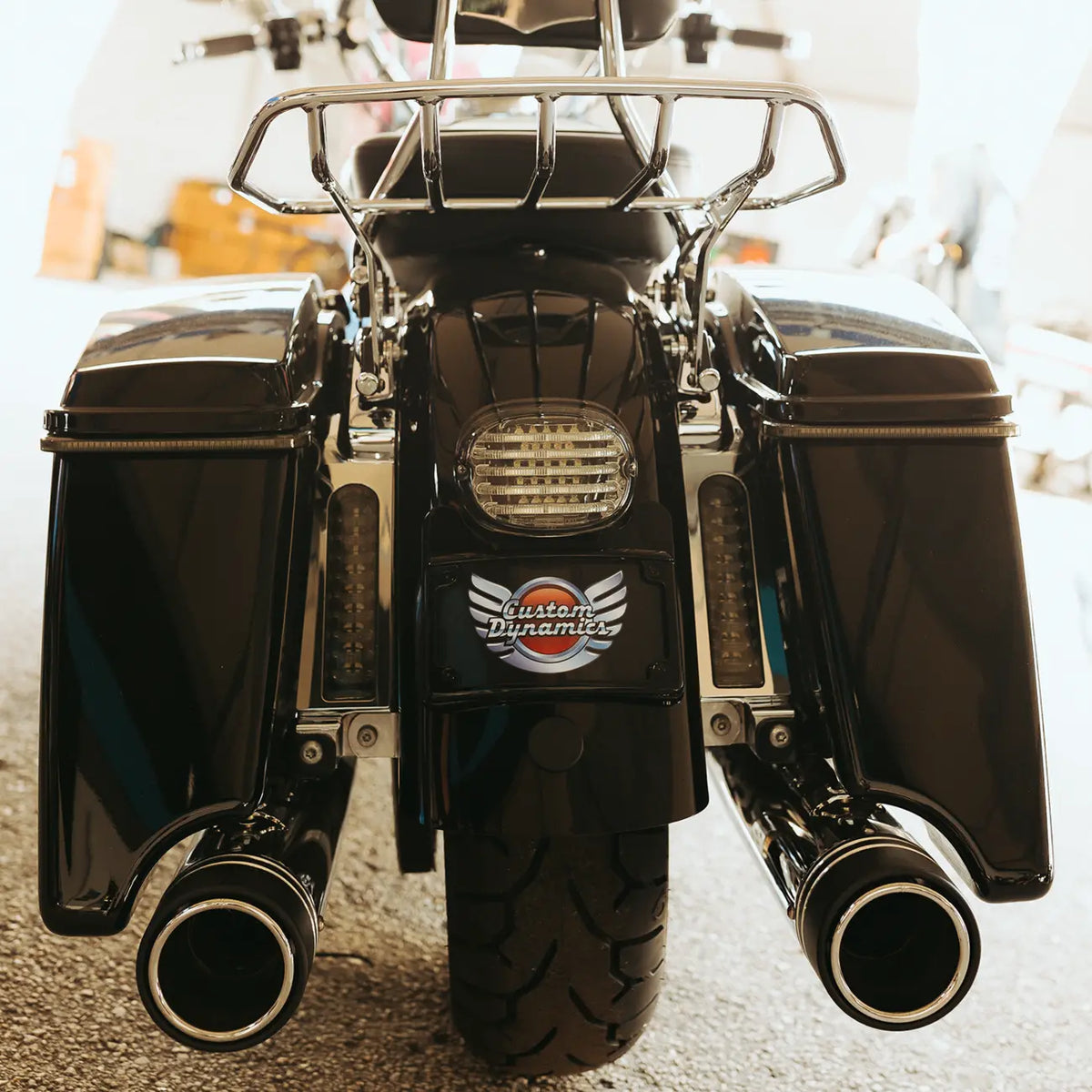 Custom Dynamics LED Tail Light - Smoke Lens - E-Marked - PB-TL-LP-S