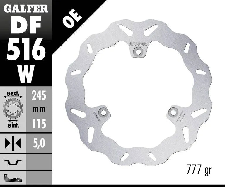 Galfer Wave Bremseklodser For Motorcykel