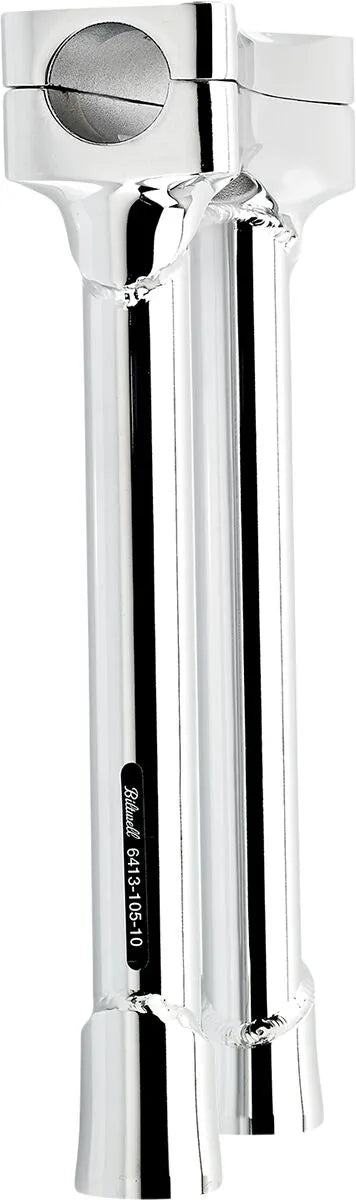 Biltwell Murdock O/s Risers - 10" Chrome