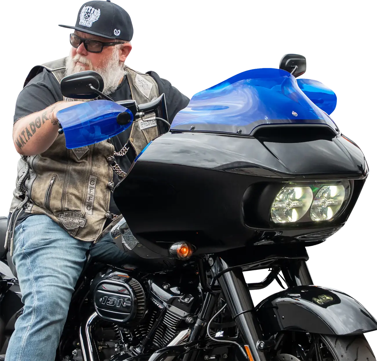 Klock Werks Flare Handguards - Blue