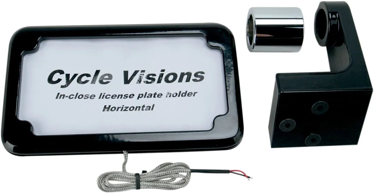 Cycle Visions In-close License Plate Holder