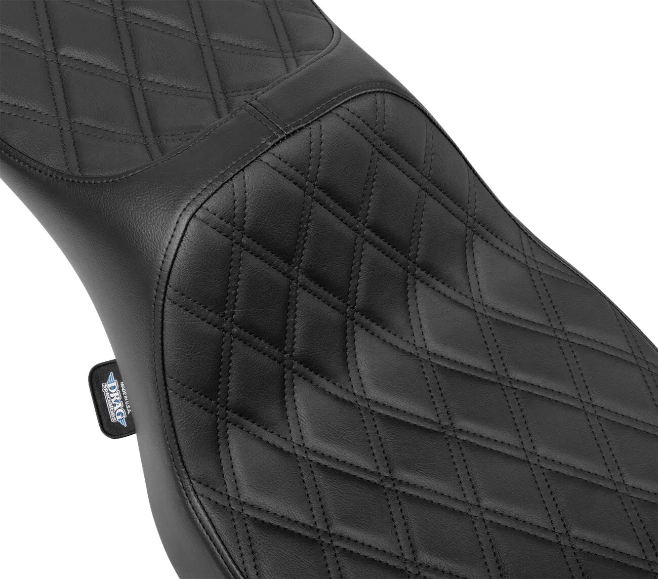 2-Up Drag Specialties Extended Reach Predator Iii Seat - For Harley Davidson