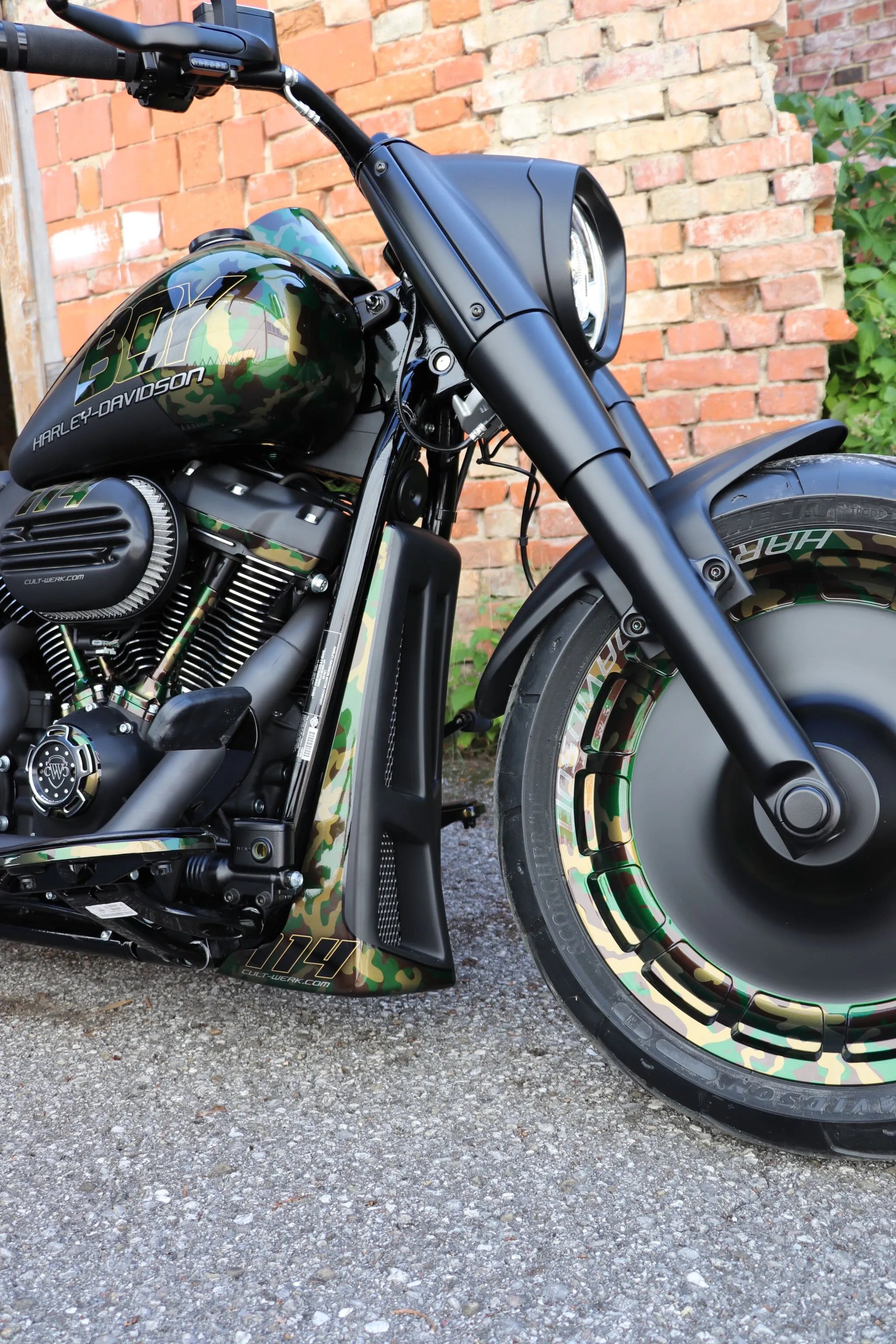 Cult Werk Custom Front Spoiler For Harley Davidson