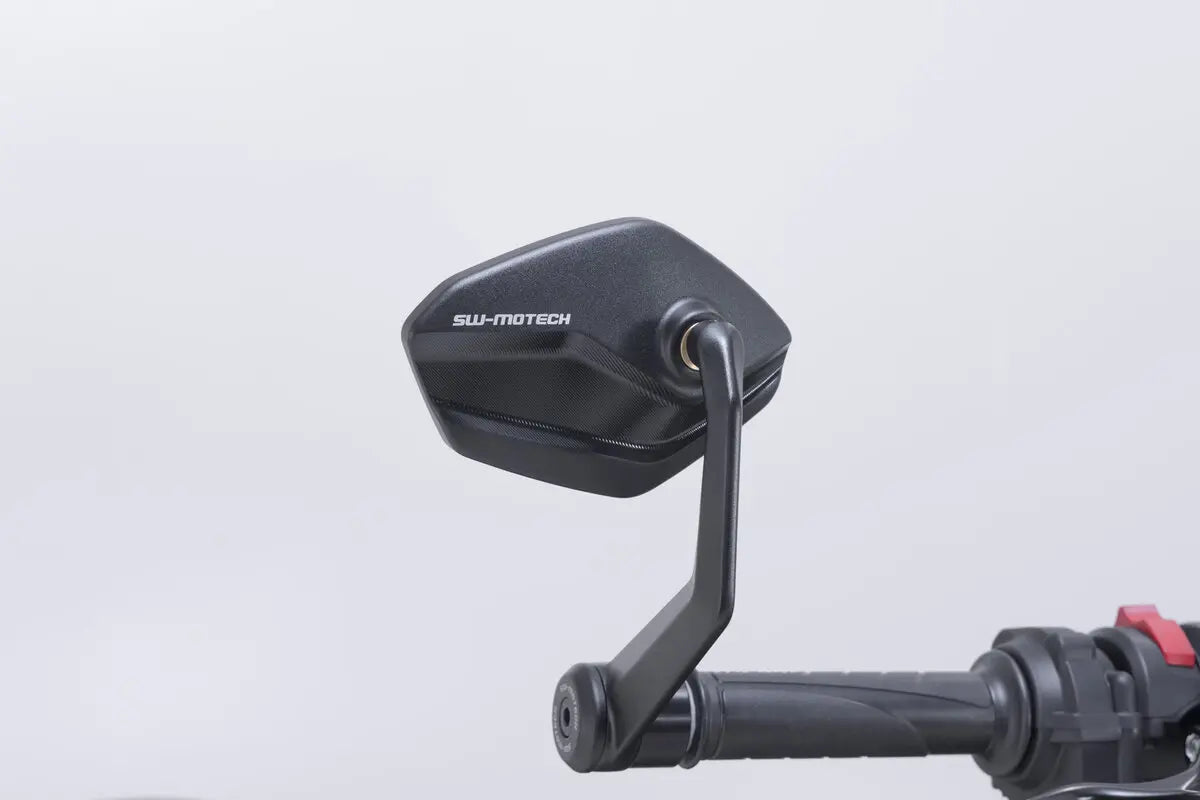 Sw-motech Bar End Mirrors - Black Aluminum