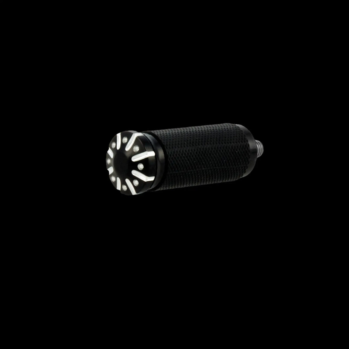 Burly Brand Hawk Billet Toe Peg Black Machined for H-D Shift