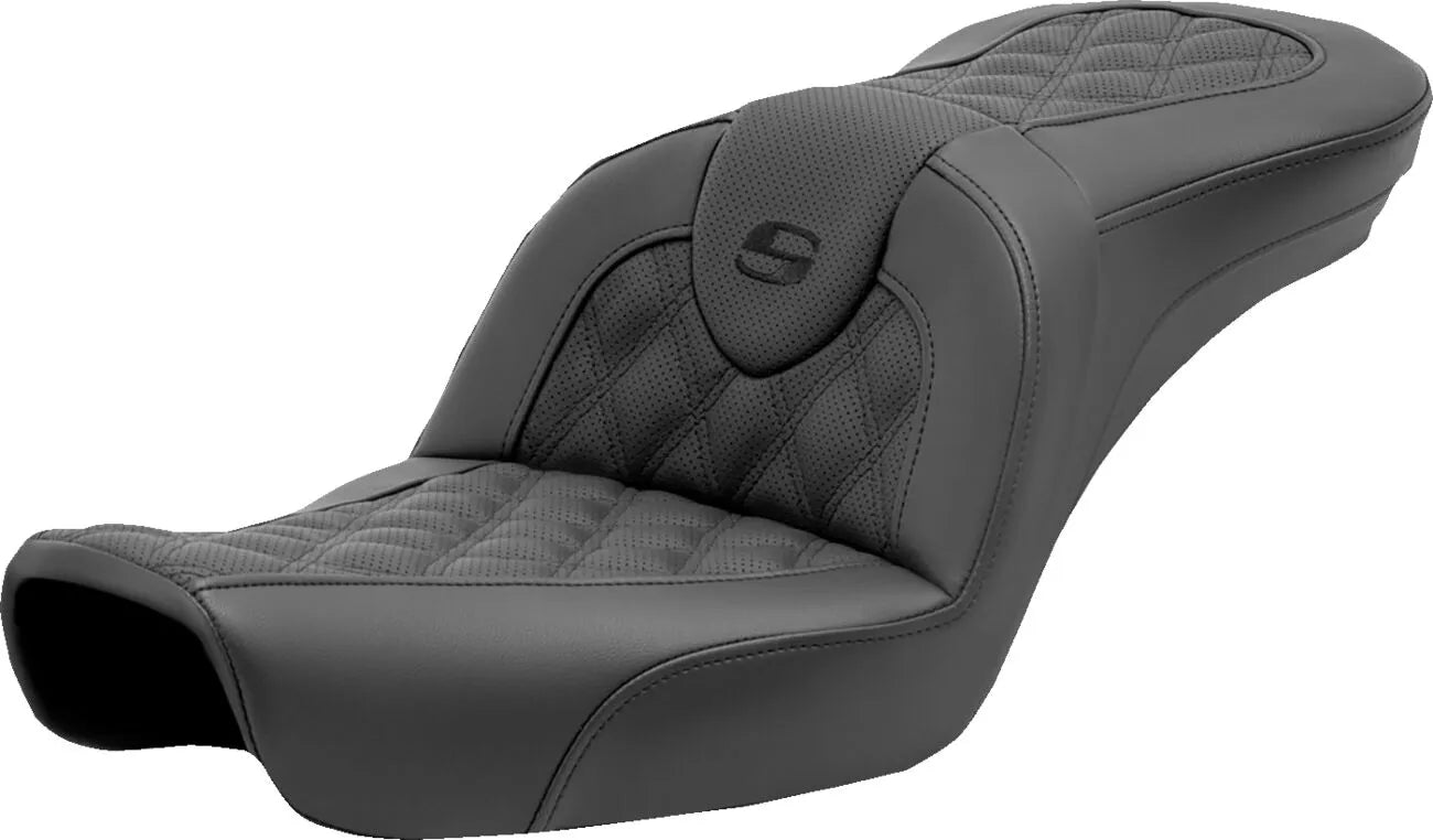 Saddlemen Roadsofa Lattice Stitch Seat - For Harley Davidson