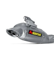 Akrapovic Udstødning - Udskiftningslyddæmper i Titanium