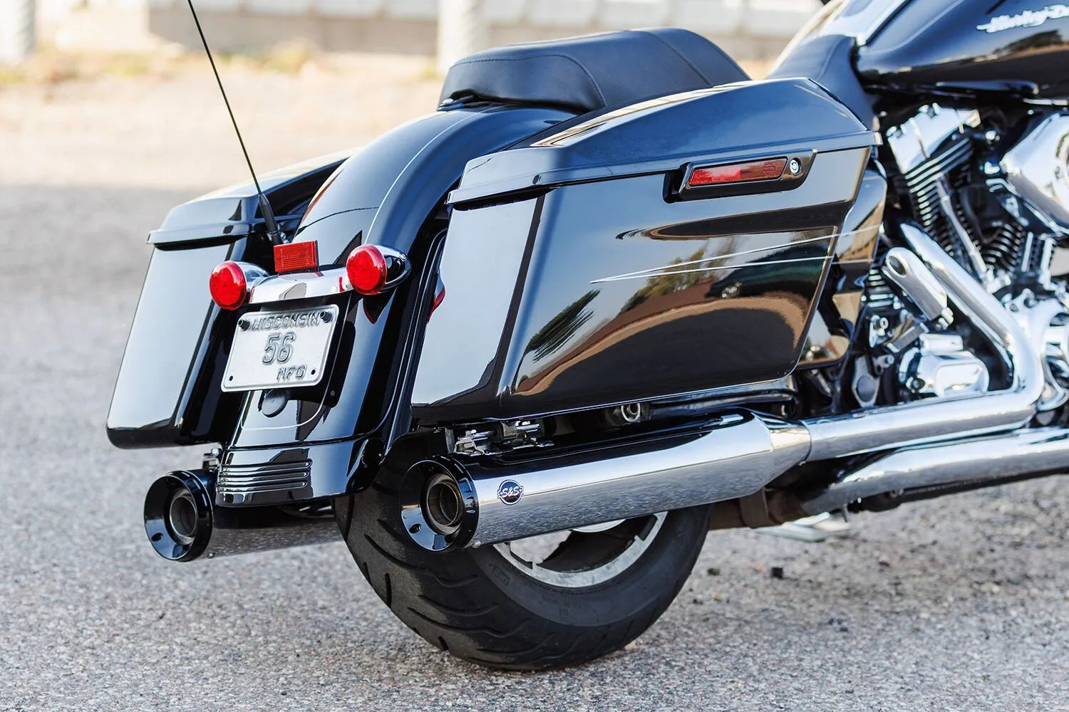 S&S Cycle GNX Slip-on Lyddæmpere til Harley Davidson