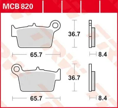 Trw All Round Sintered Metal Brake Pads