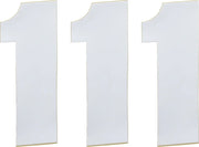 Moose Offroad Vinyl Race Numbers - 6" White (3-pack)