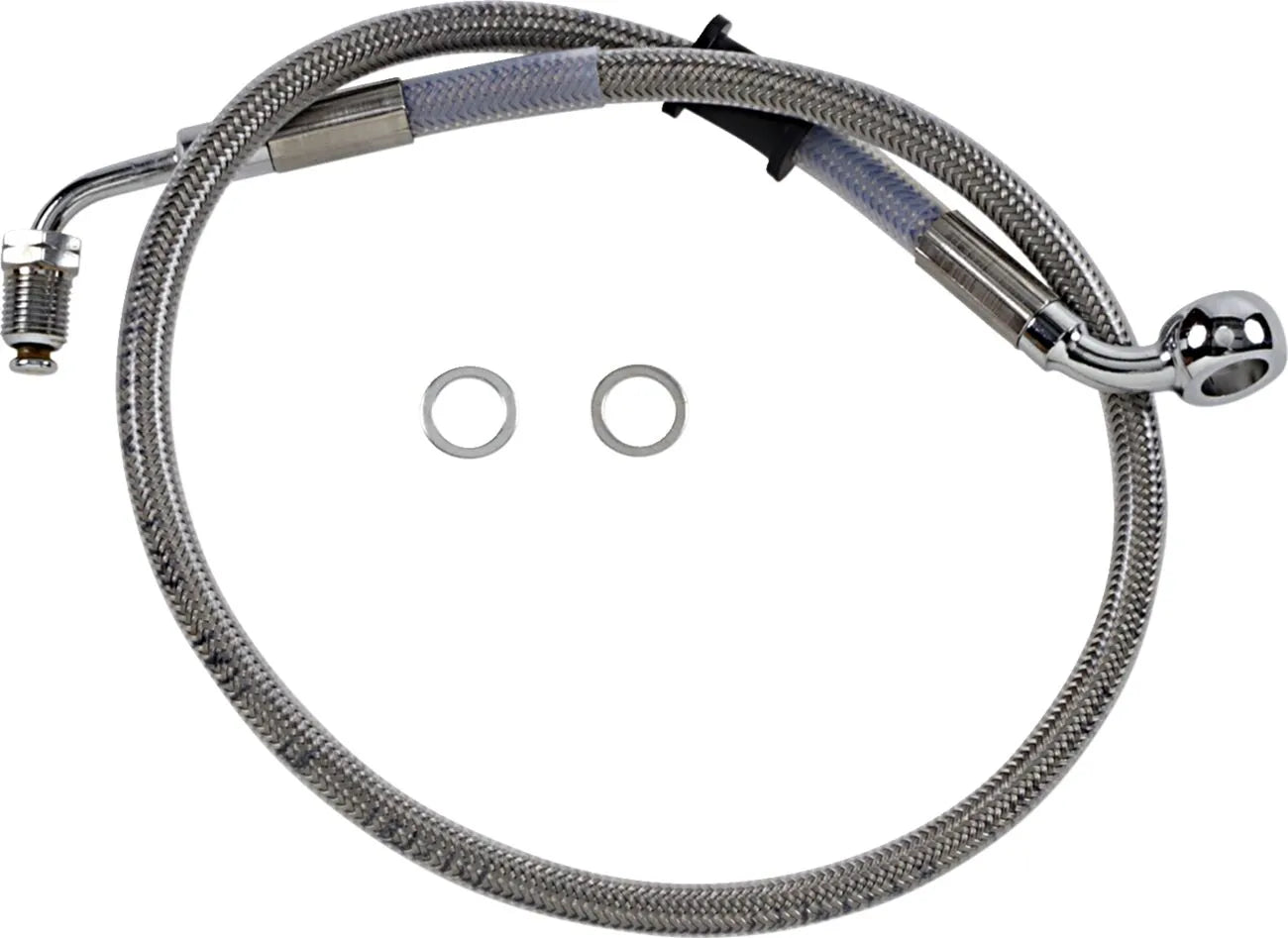 Drag Specialties Stainless Steel Front Brake Line With Abs