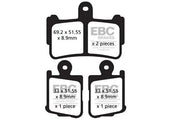 Ebc Fa-hh Series Sintered Brake Pads - Front