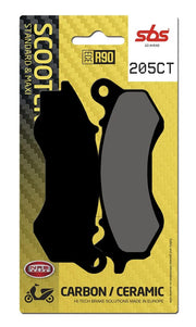 Sbs Ct Scooter Carbon Tech Organic Brake Pads - Front